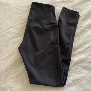 Zella Moto Ribbed High Waist Ankle Leggings XXS